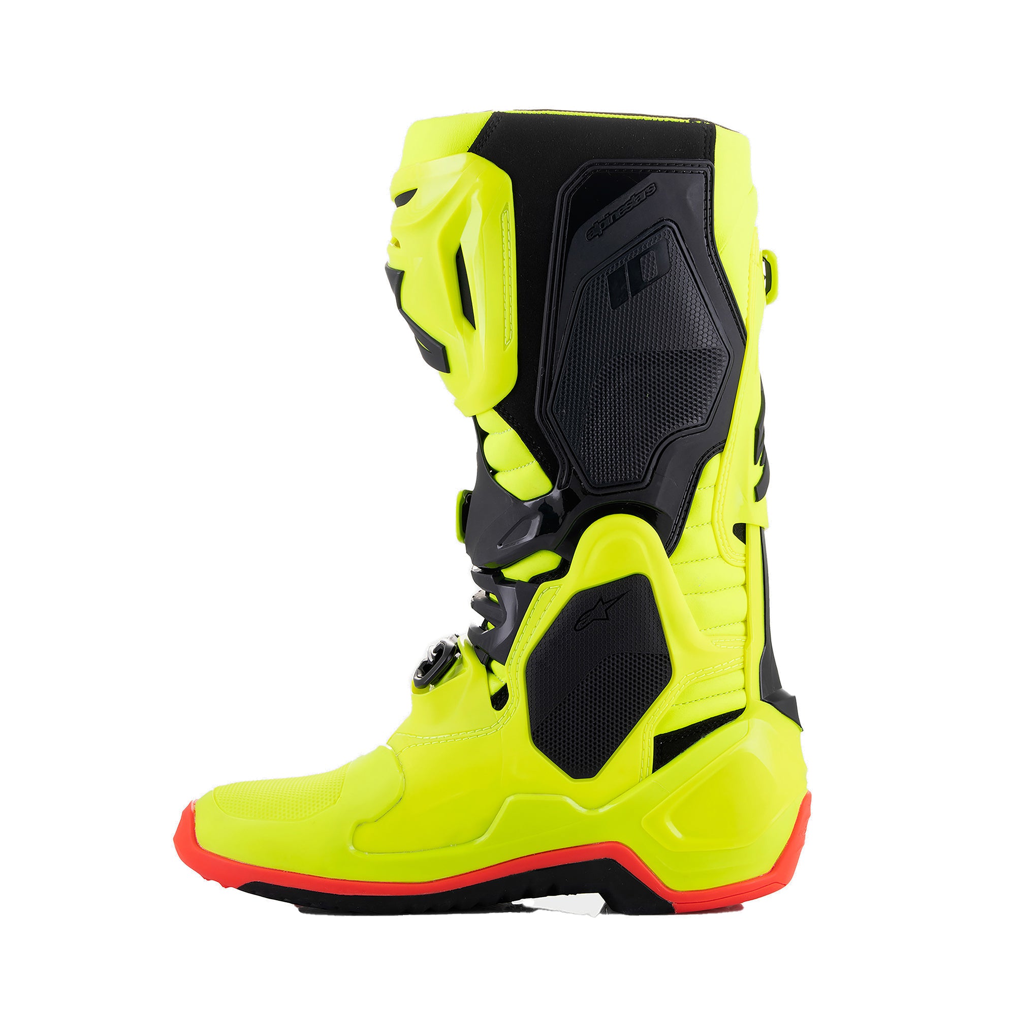 Alpinestars Tech 10 - Yellow Fluo Black Red Fluo Boots