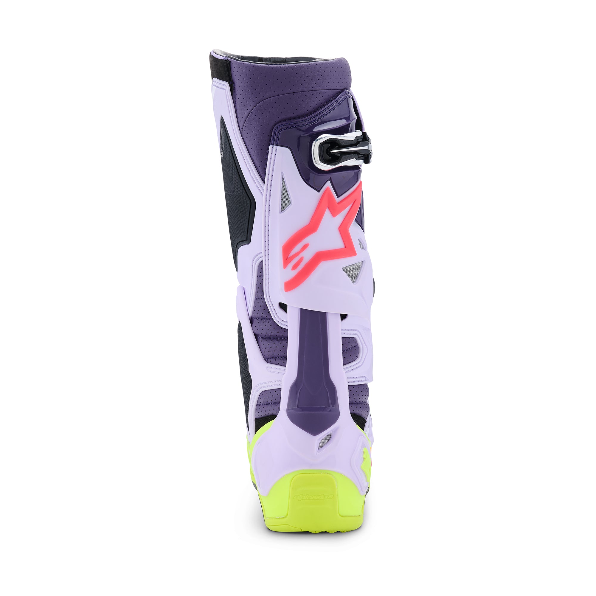 Alpinestars Tech 10 Supervented Boots - Purple Yellow Fluo Diva Pink - view 3