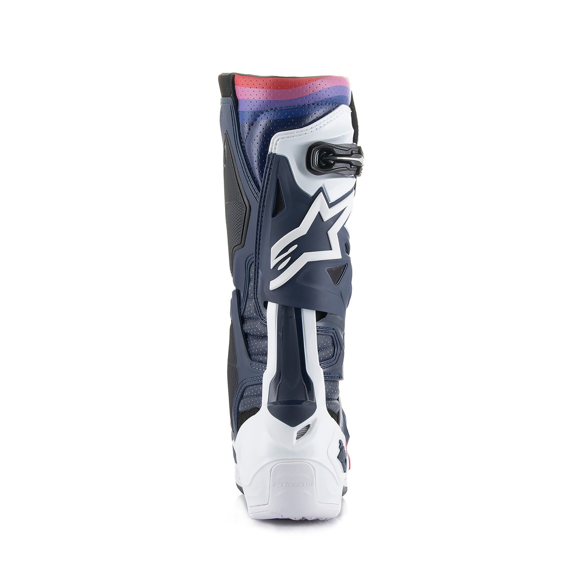Alpinestars Tech 10 Supervented - Night Navy White Rainbow Boots