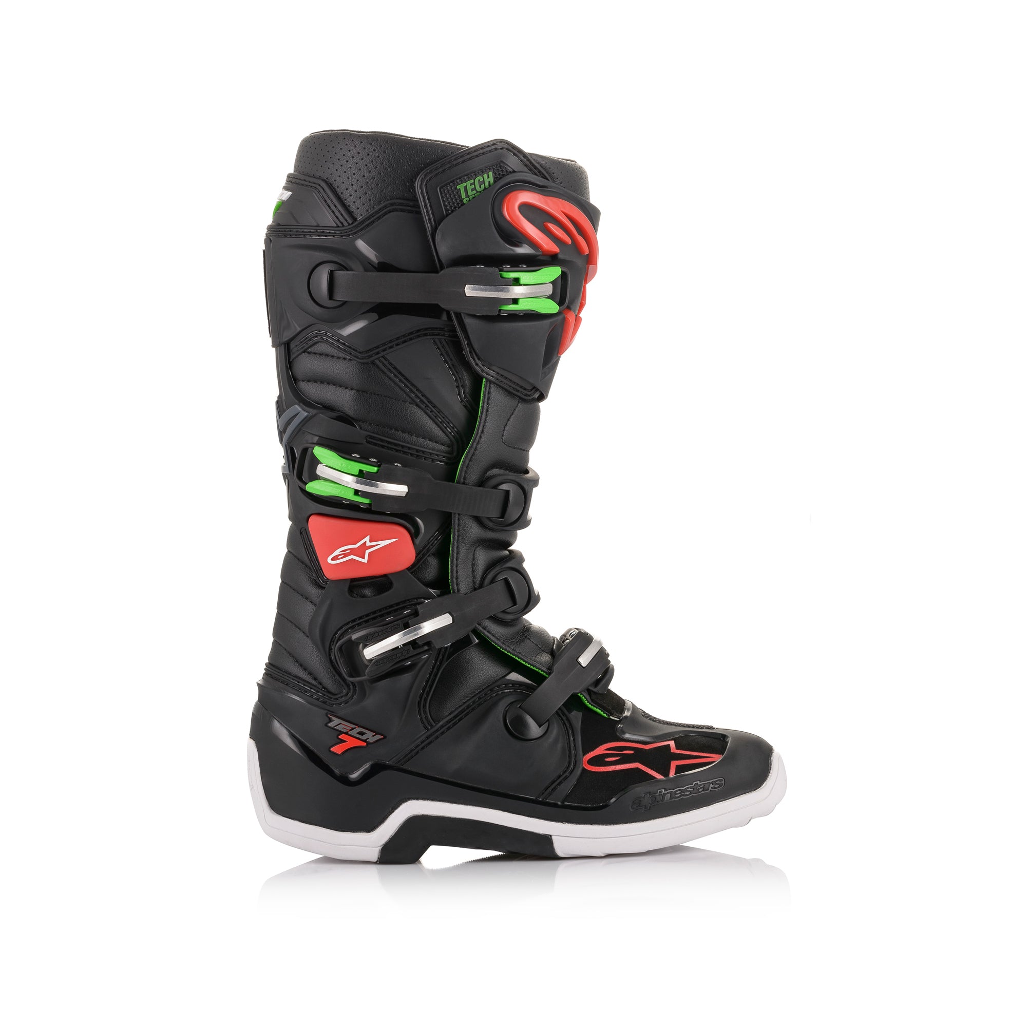 Alpinestars Tech 7 - Black Red Green Boots