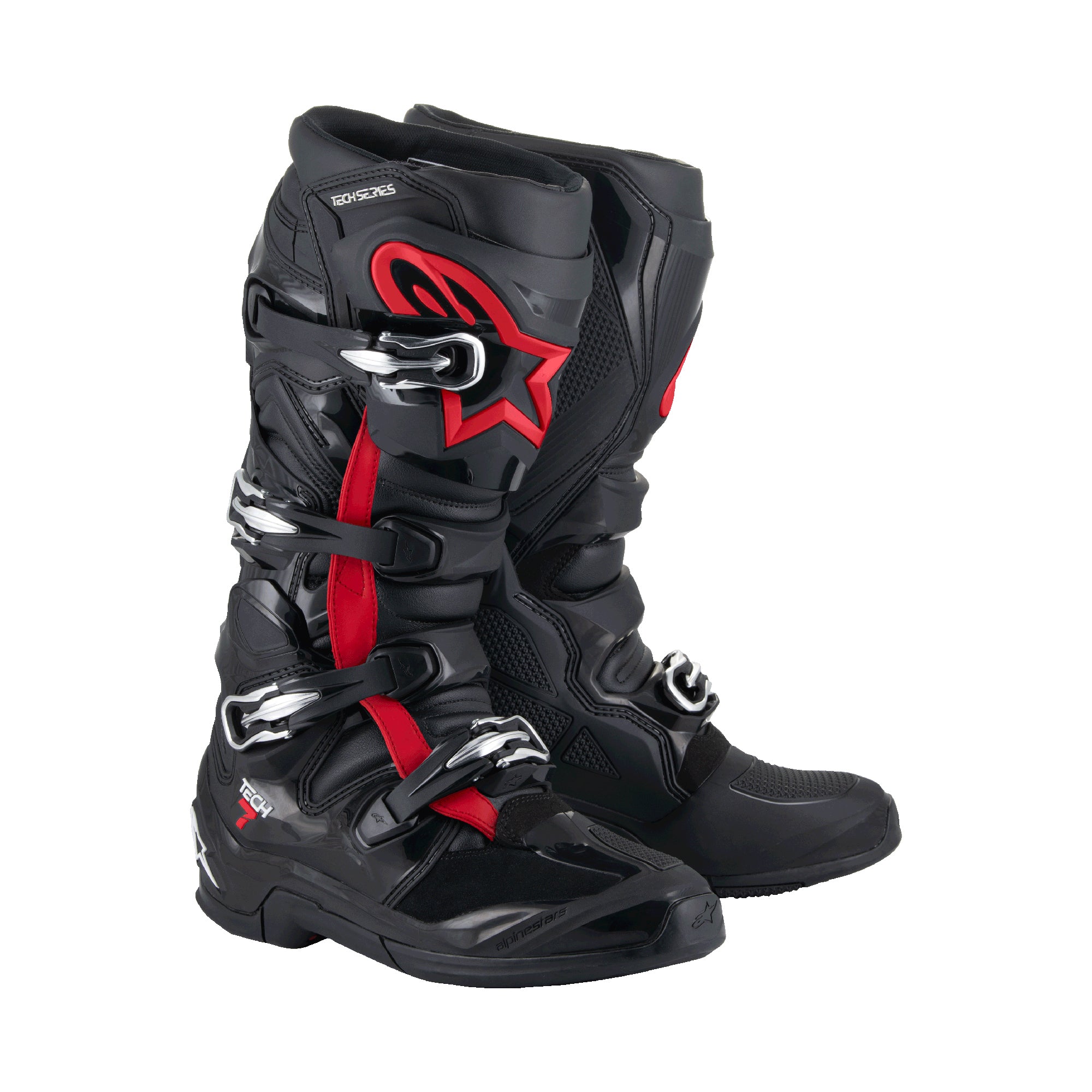 Alpinestars Tech 7 - Black / Red Fluo