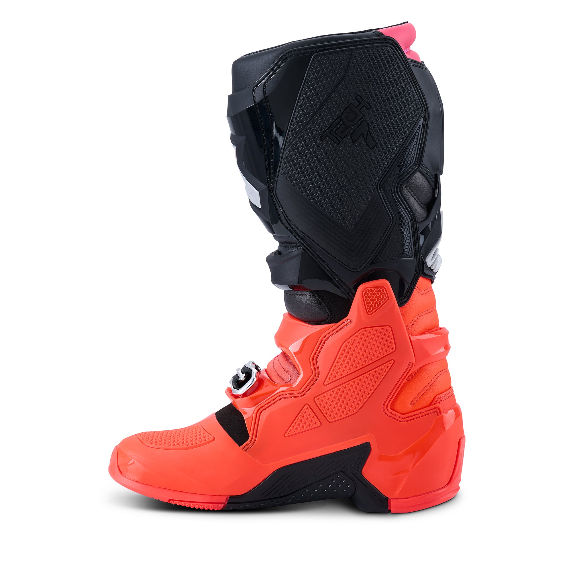 Alpinestars Tech 7 Boots - Black Red Fluo Pink Fluo - view 4