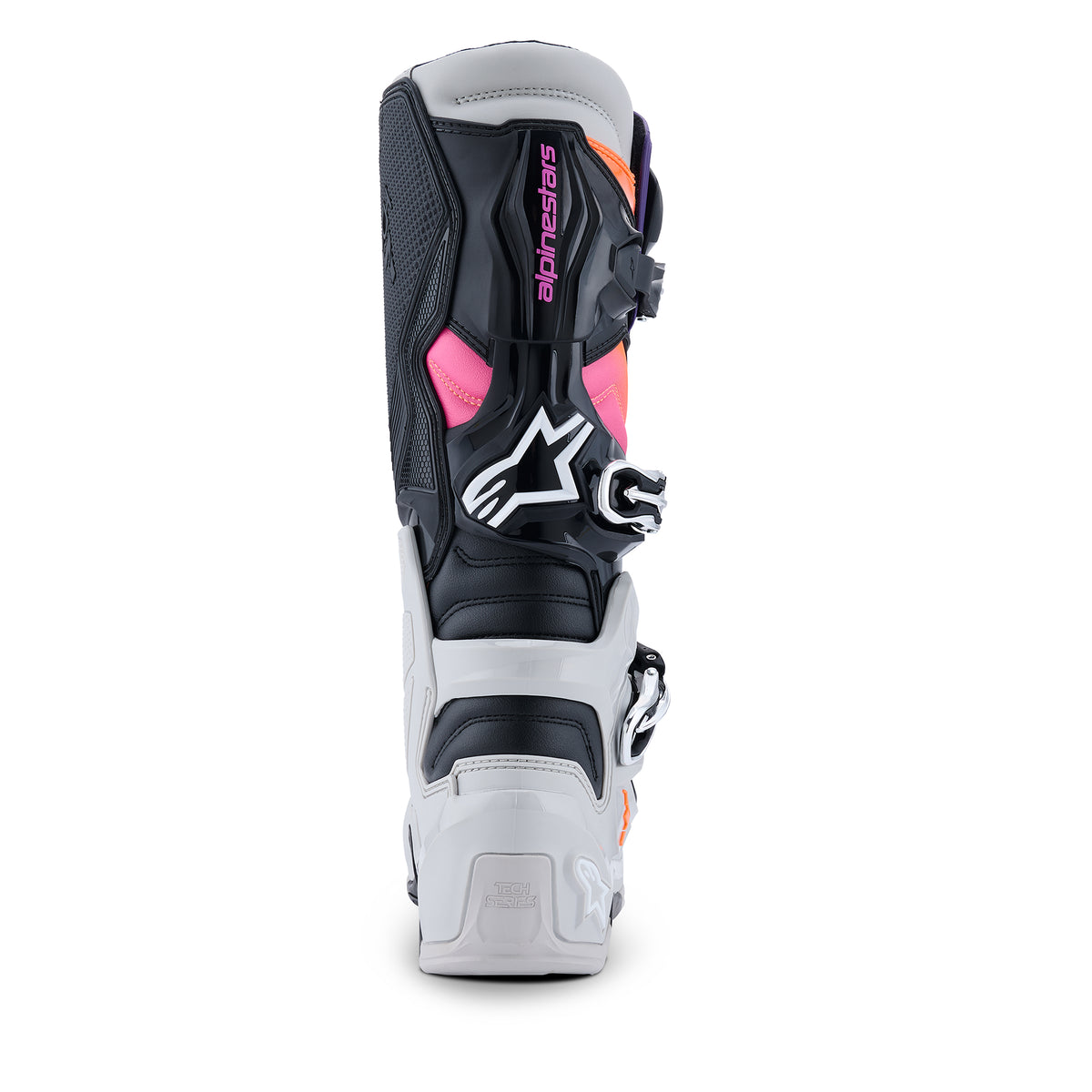 Alpinestars Tech 7 Boots - Black Light Gray Orange Fluo Magenta - view 3