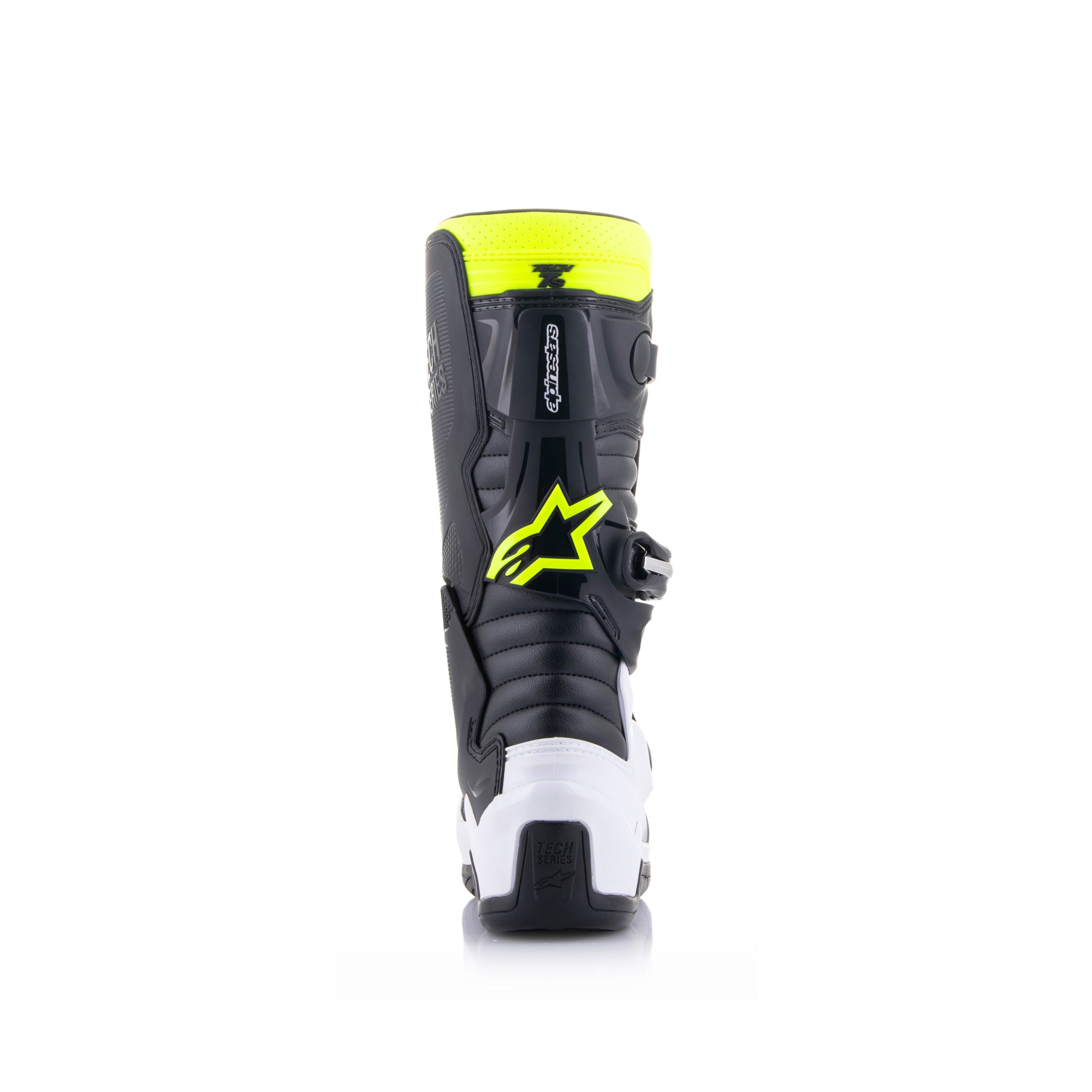 Alpinestars Tech 7S Youth - Black Enamel Blue Yellow Fluo Boots