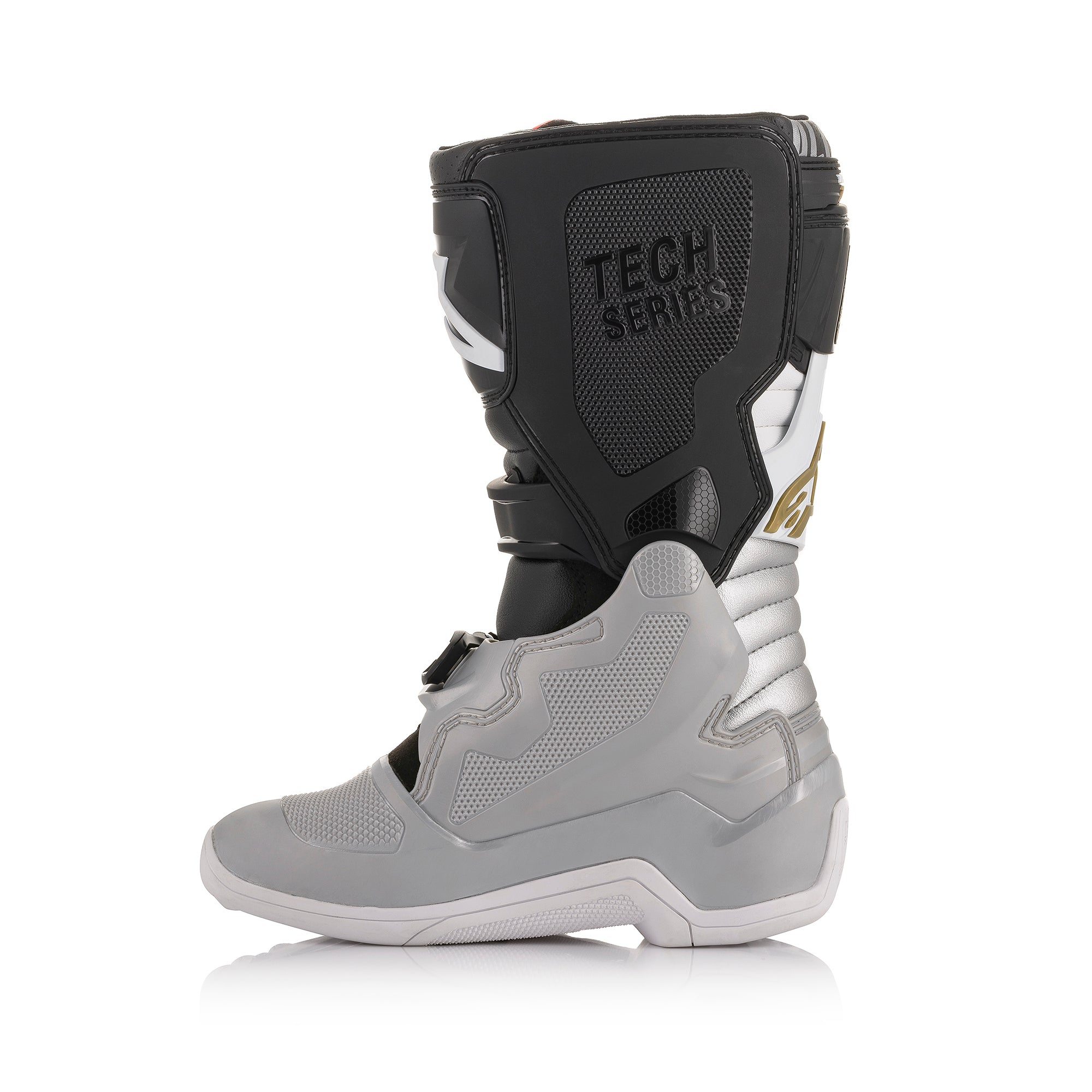 Alpinestars Tech 7S Youth - Black Silver White Gold Boots