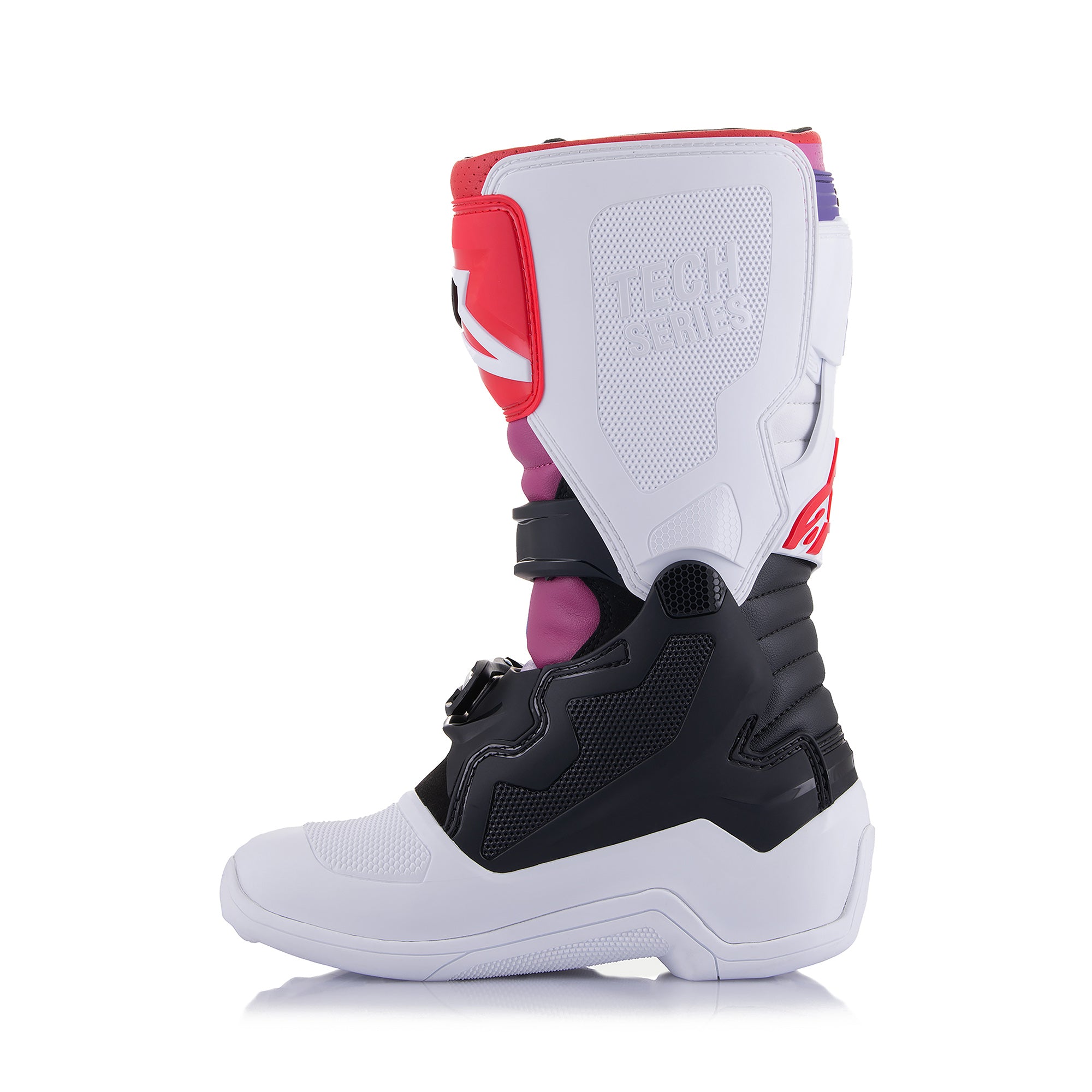 Alpinestars Tech 7S Youth - White Black Rainbow Boots