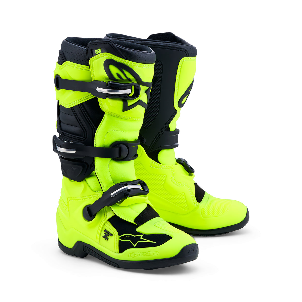 Alpinestars Tech 7S Boots - Yellow Fluo Black