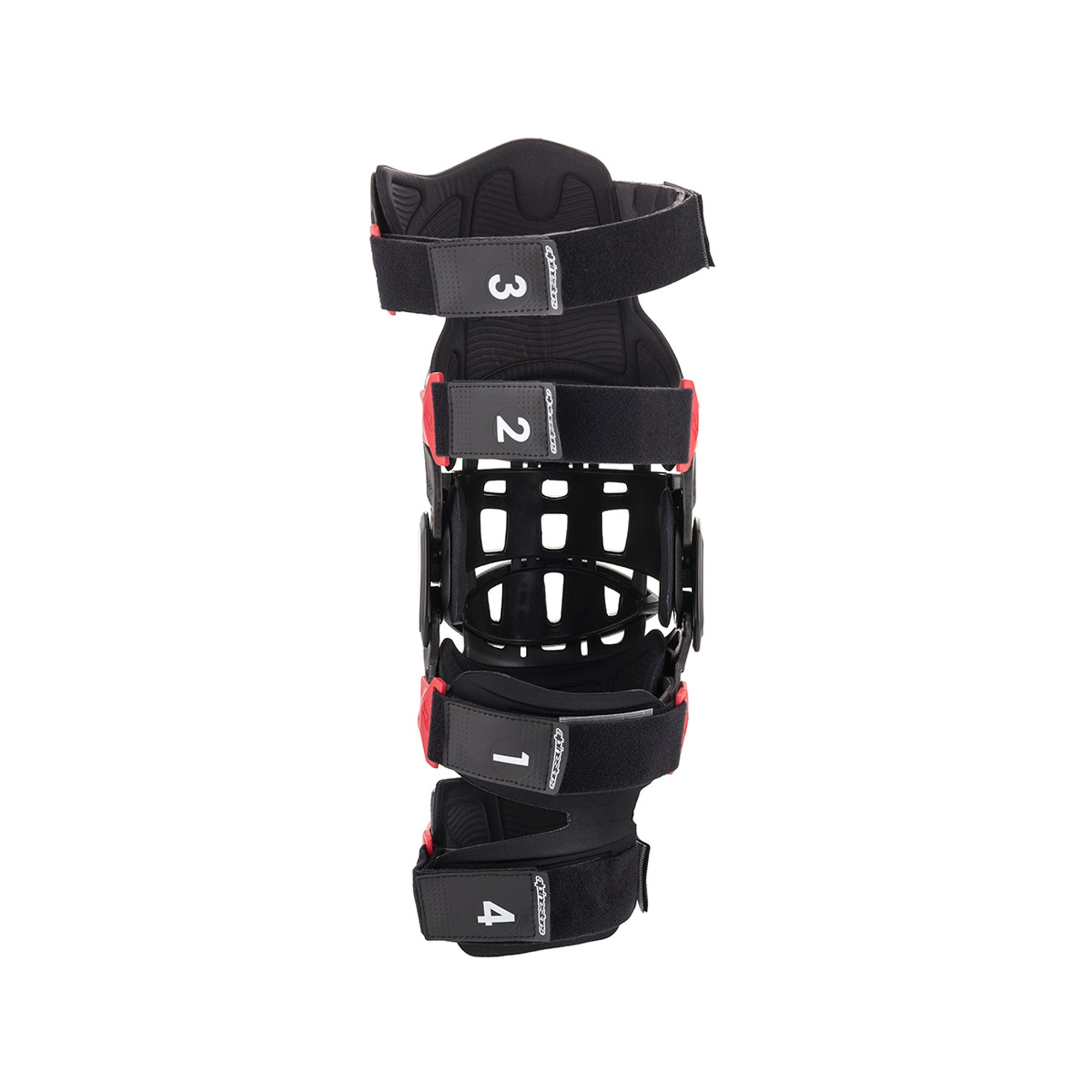 Alpinestars Bionic-10 Carbon Knee Brace Left - Black Red