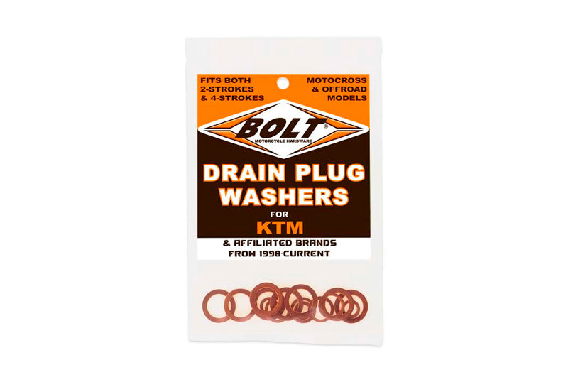 DRAIN PLUG WASHERS FOR KTM