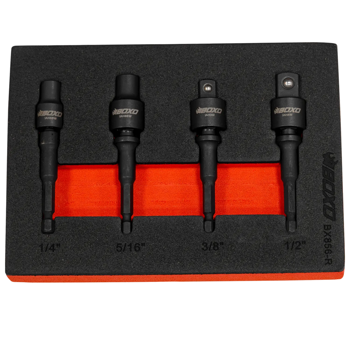 BOXO 4Pc Master Impact Swivel Set