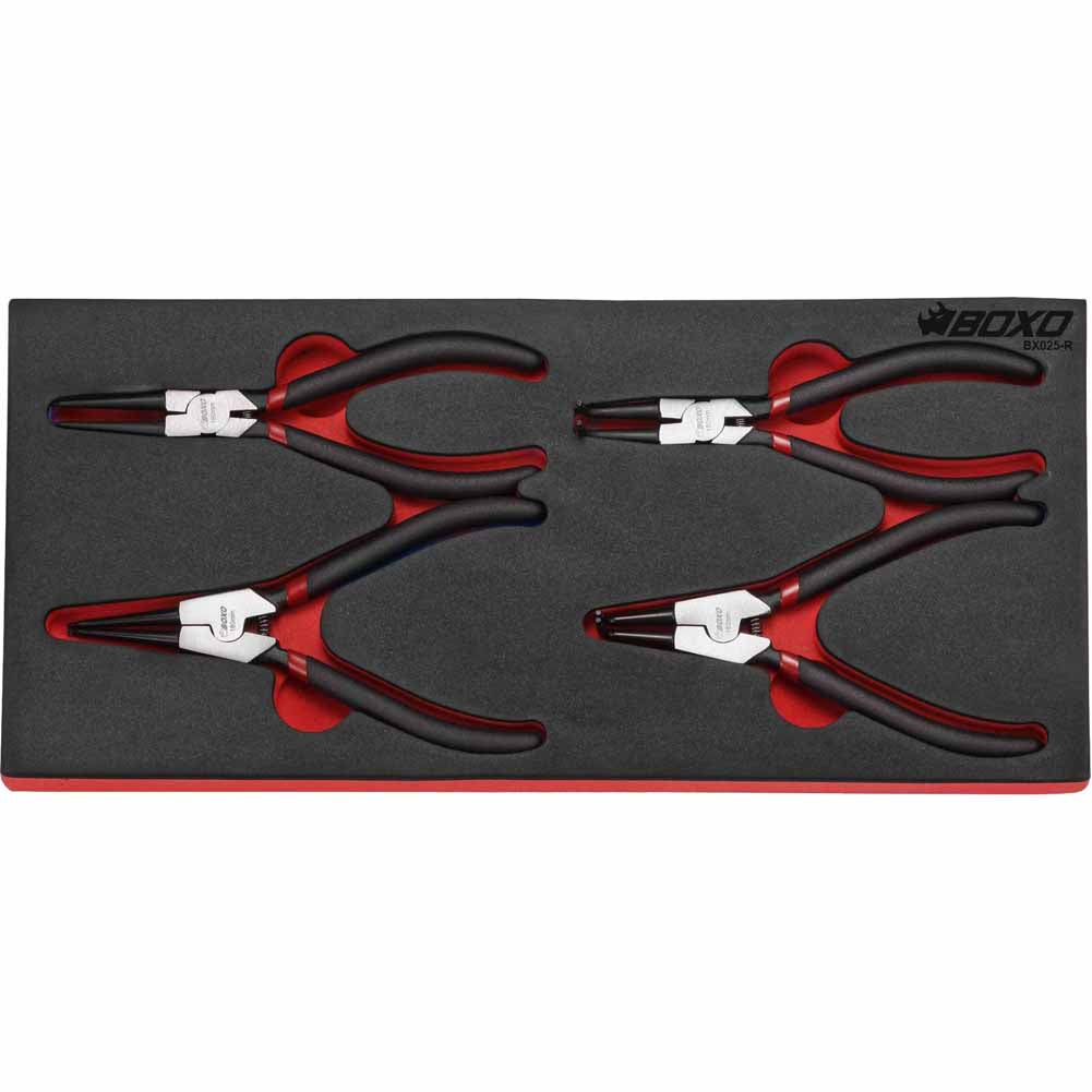 BOXO 4Pc Circlip Plier Set
