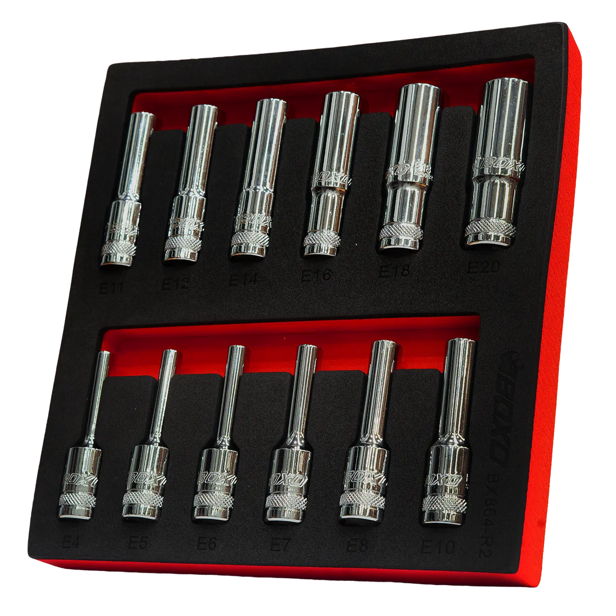 BOXO 12Pc 3/8" Deep E-Torx Socket Set