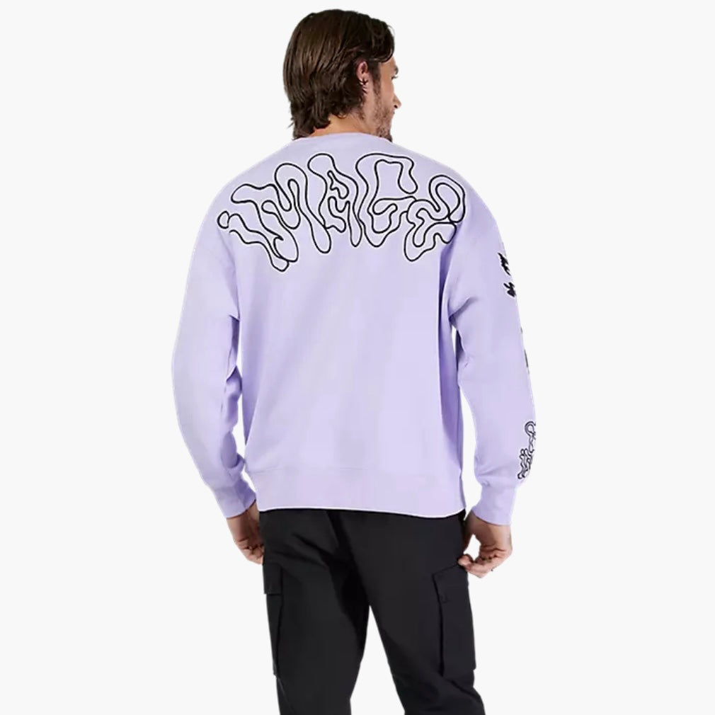 Fox Hello Future OS Crew Sweatshirt - Lilac