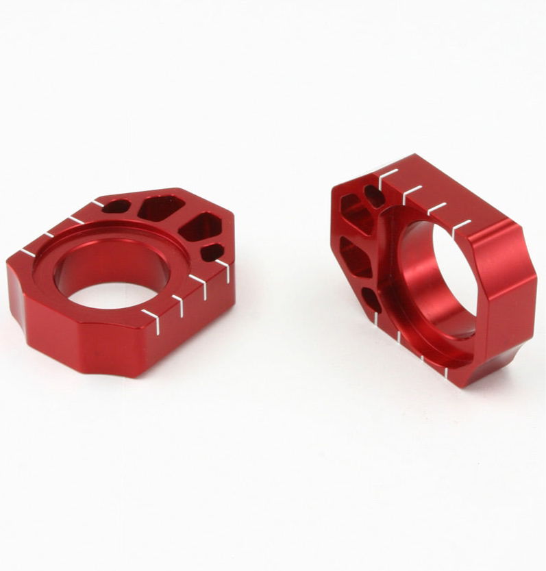 Axle Blocks CRF250L 12-20, CRF250Rally 19-20 - Red
