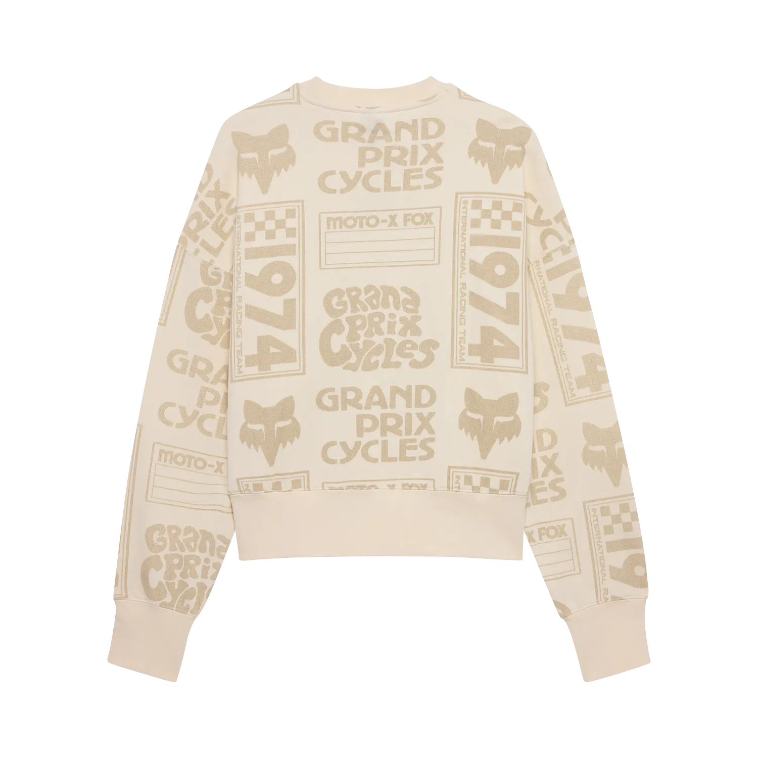 Women’s Circa 74 Oversized Flc Crew Off White