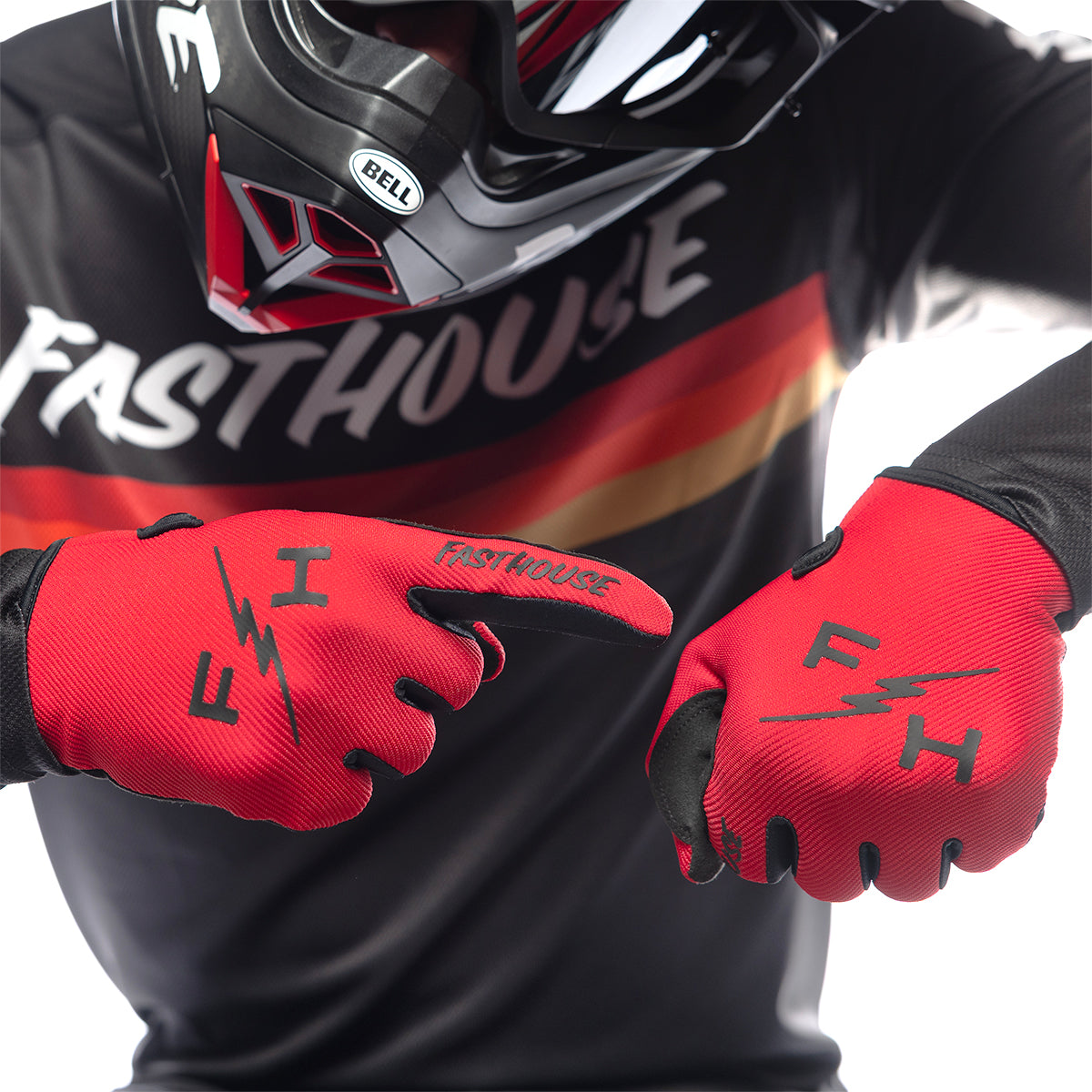 Carbon Eternal Glove - Red