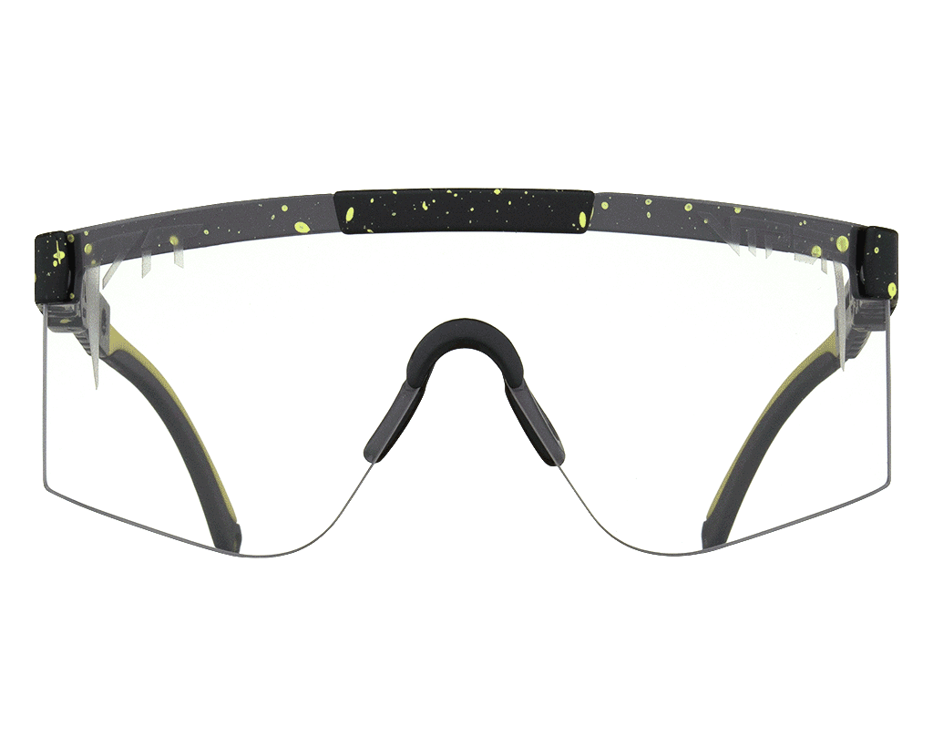 Cosmos Photochromic 2000 Sunglasses transitioning from clear to dark under sunlight