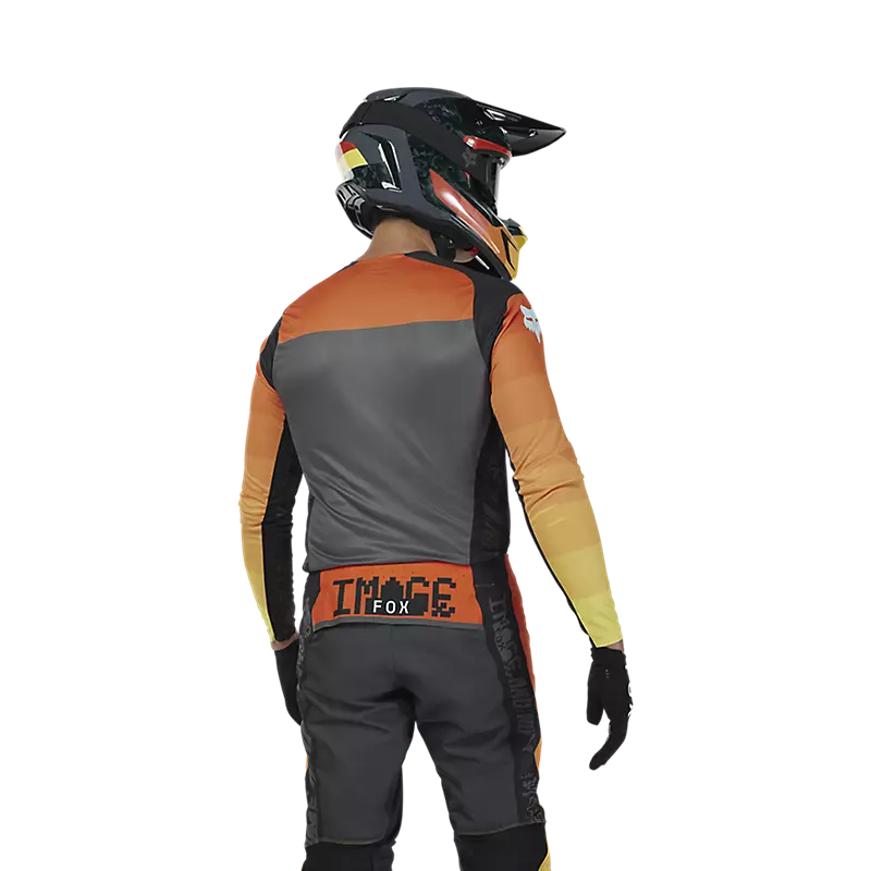 Flexair Grid Jersey - Black/Orange