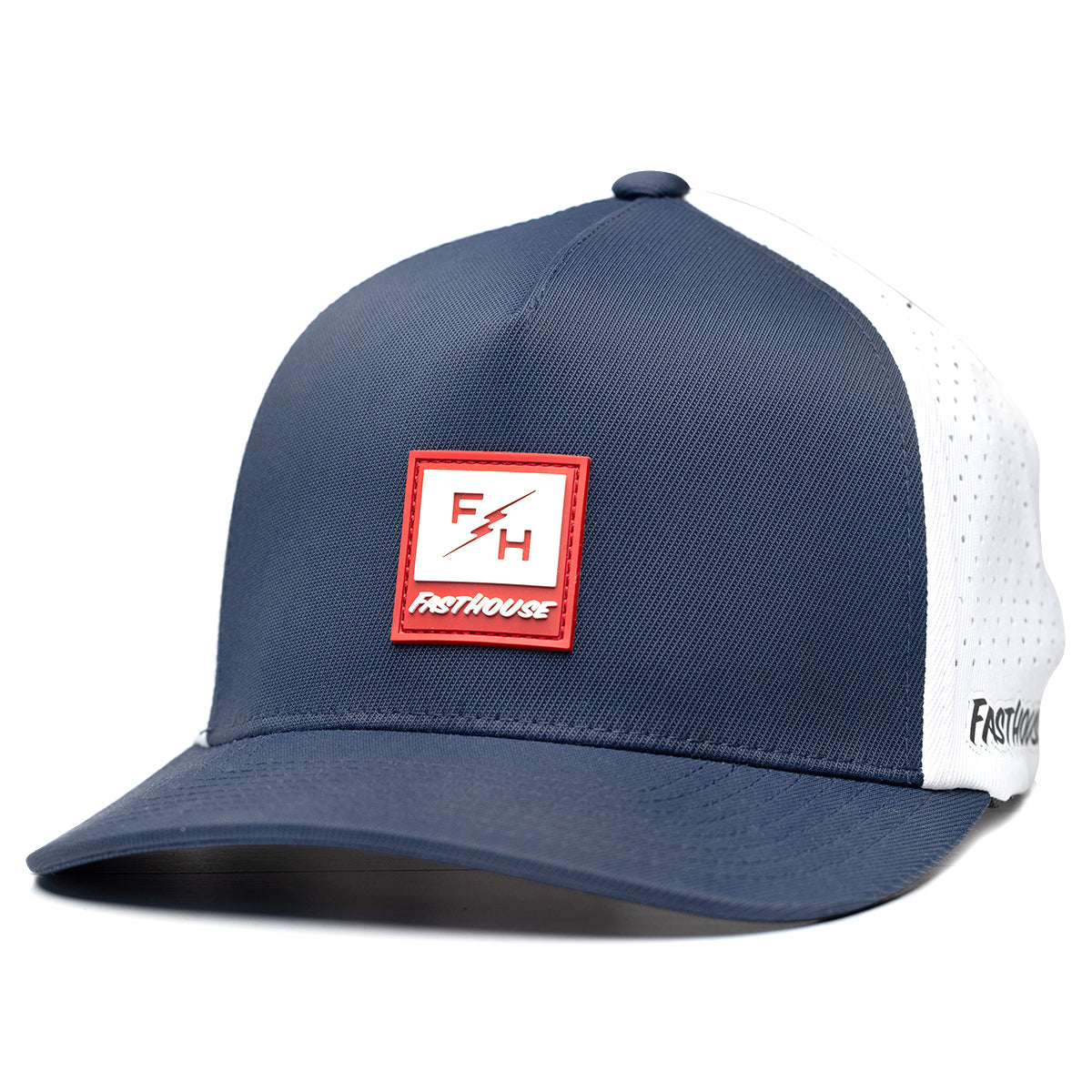 Dash Hat in Midnight Navy color, front view displaying sleek design and adjustable strap