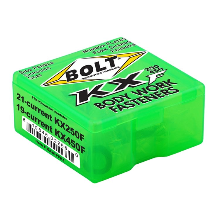 PLASTIC FASTENER KIT KAWASAKI KX250F 21-24, KX450F 19-24, KX250XC/450XC 21-24