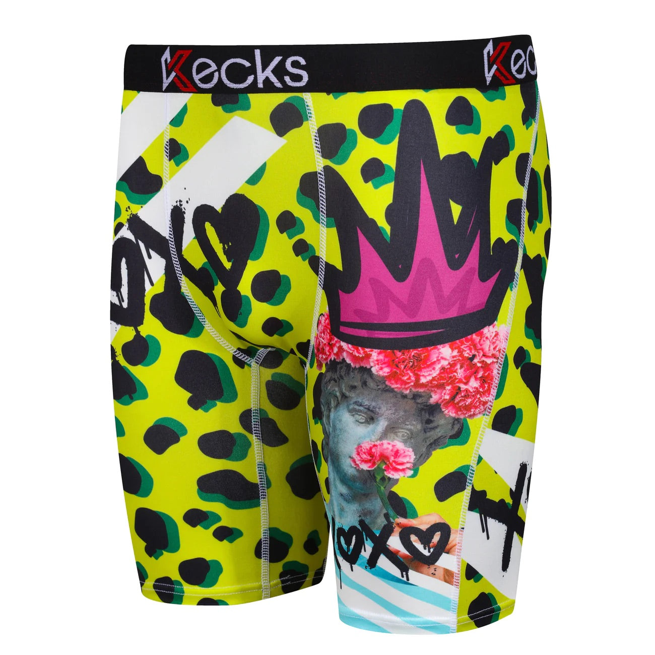 Youth Acid Print Boxer Shorts, Mens Sports Underwear