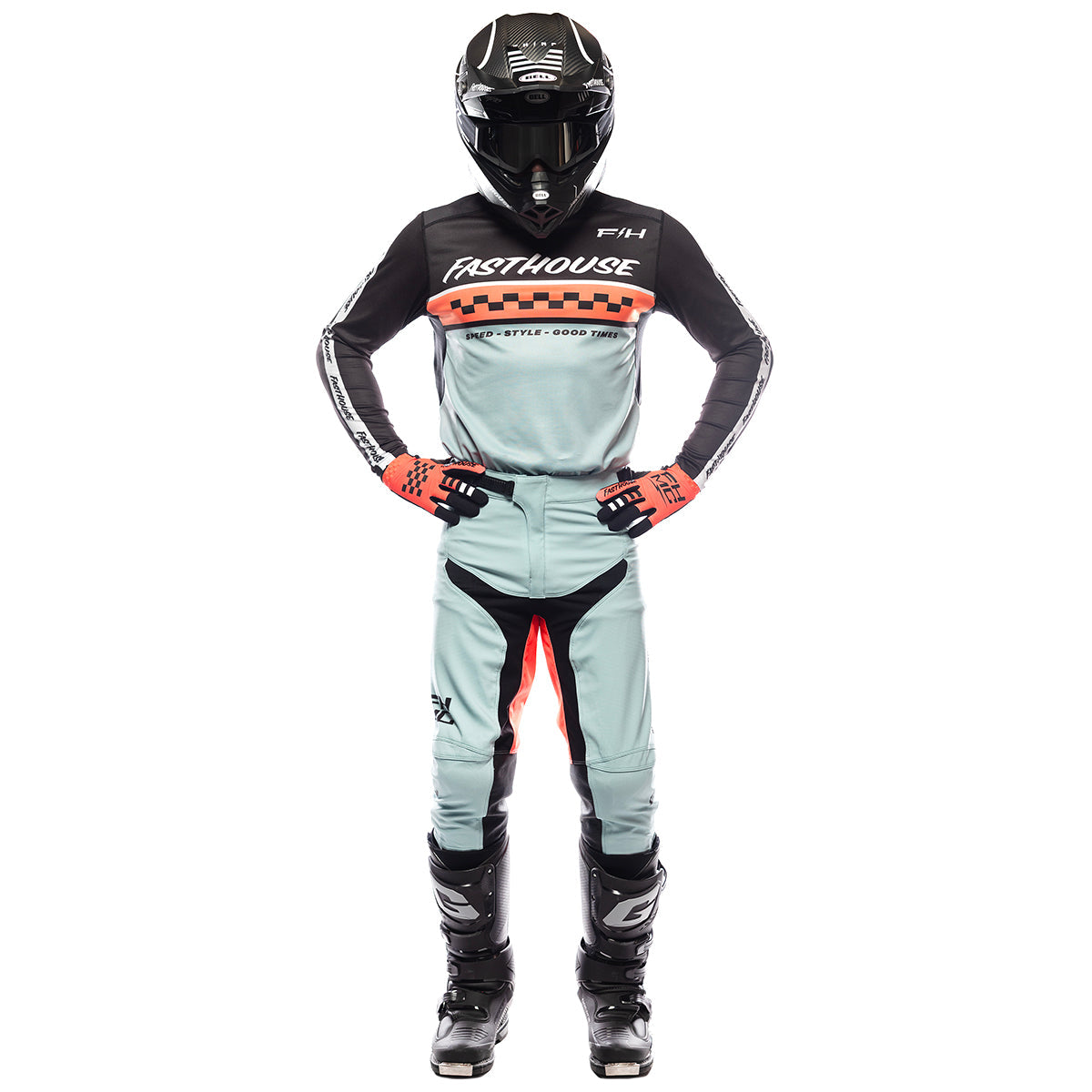 Elrod Formula Jersey - Oceanic Mint/Hyper Coral