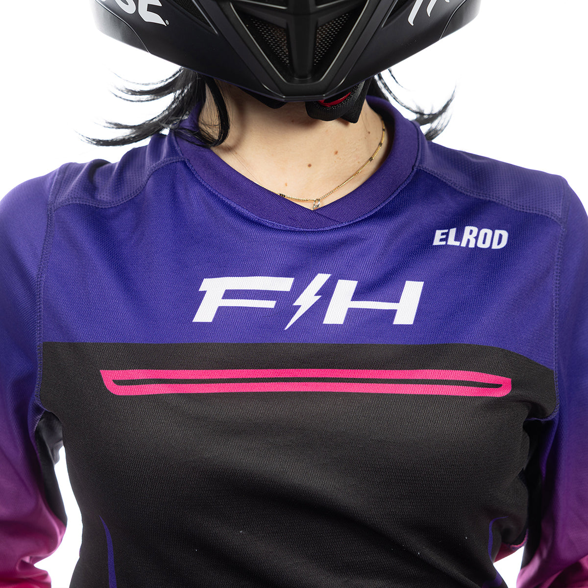 Elrod React Women's Jersey - Electric Fuchsia/FH Purple