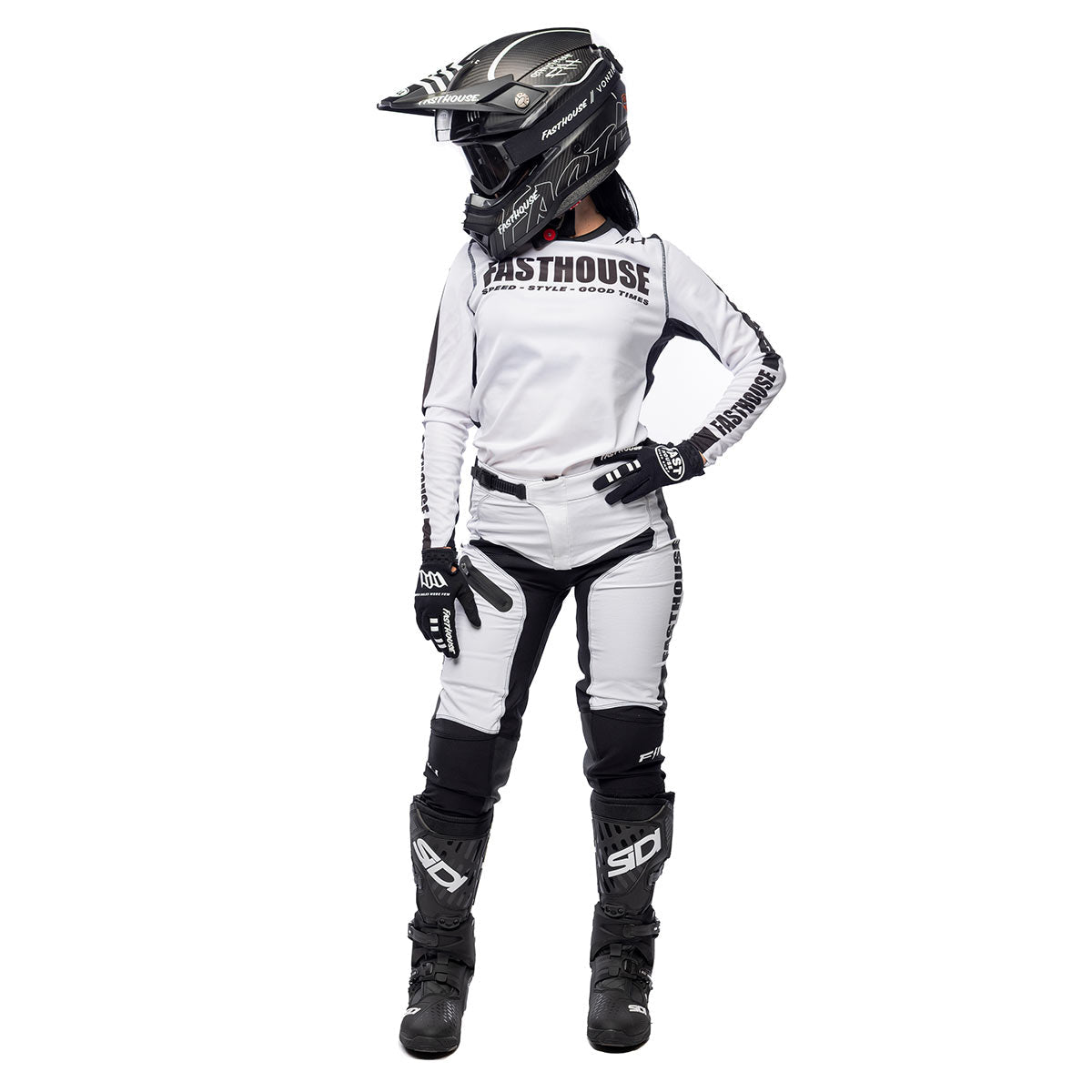 Elrod Storm Womens Jersey - White/Black