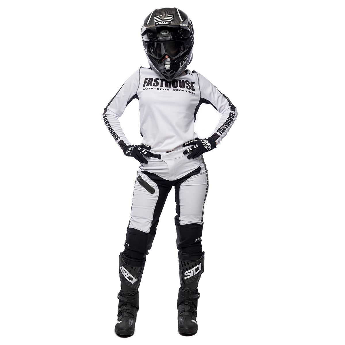 Elrod Storm Womens Jersey - White/Black