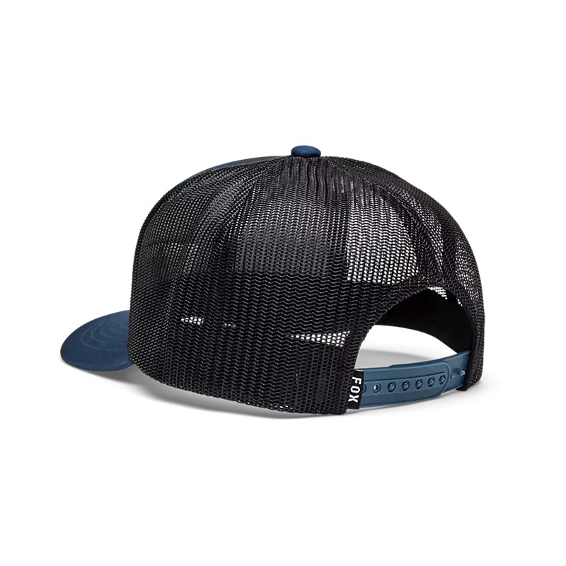 Fox Image Trucker Hat - Twilight Blue