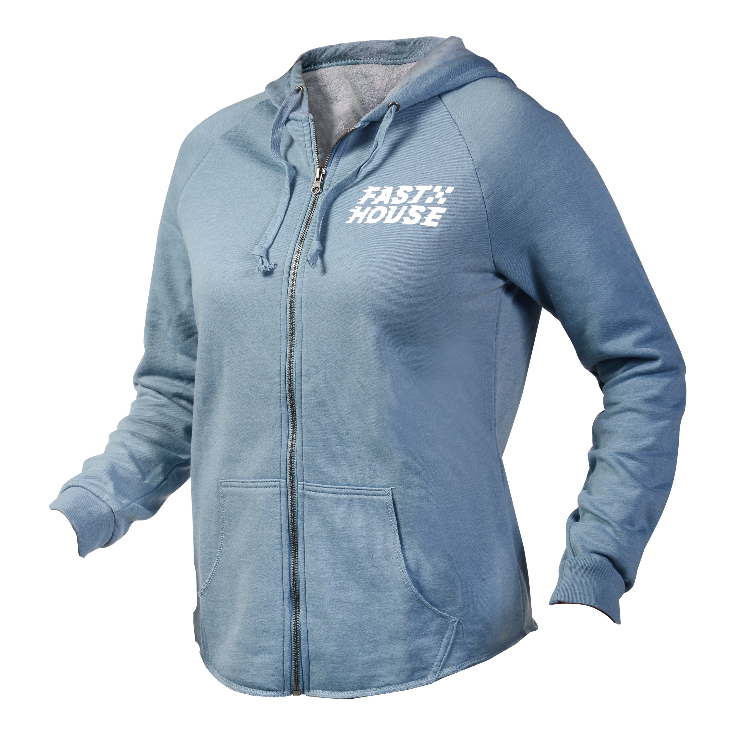 Women's Drift Zip Up Hoodie - Misty Blue