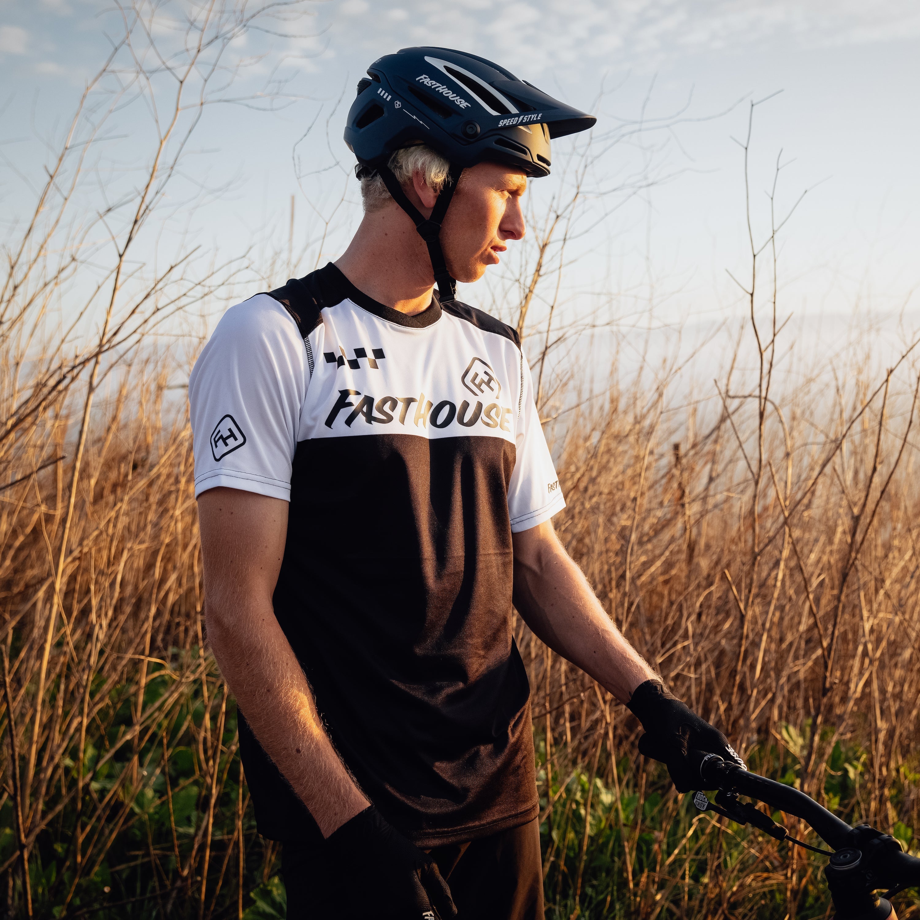 Alloy Block SS Jersey - White/Black