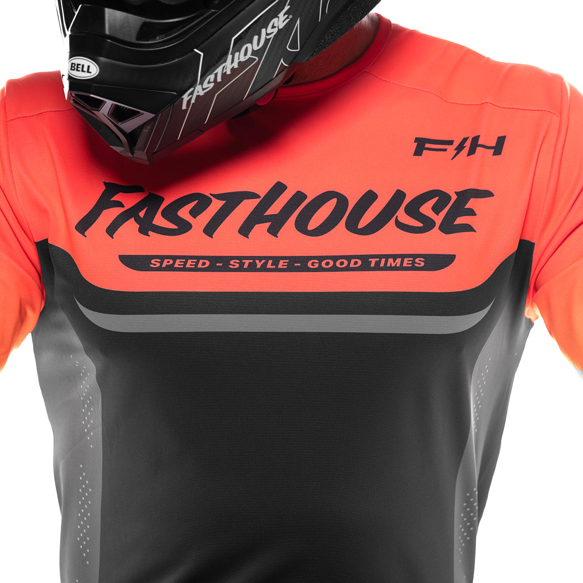 Helix Circuit Jersey - Hyper Coral/Black