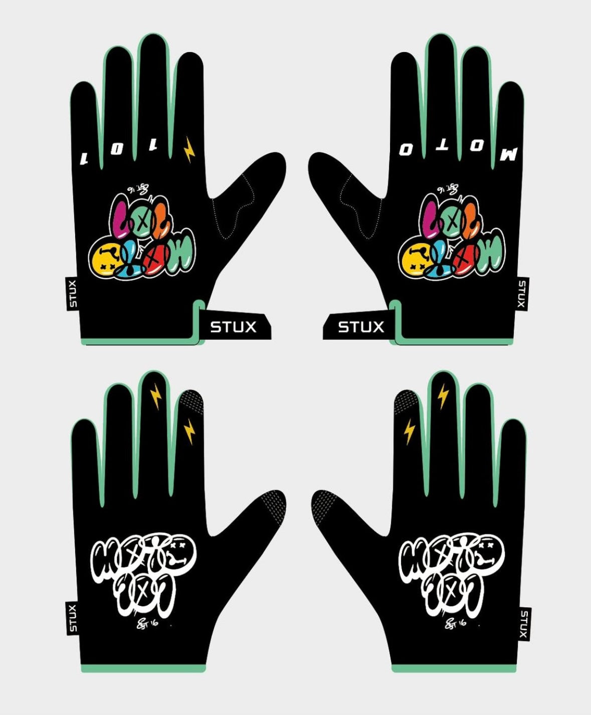 Moto101 Glove - Smiley