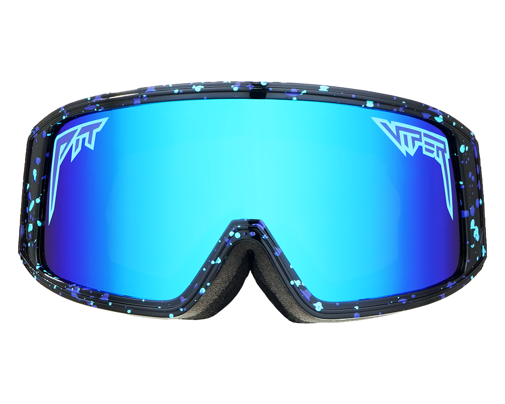 Midnight Goggles with sleek black frame and adjustable strap for night-time adventures