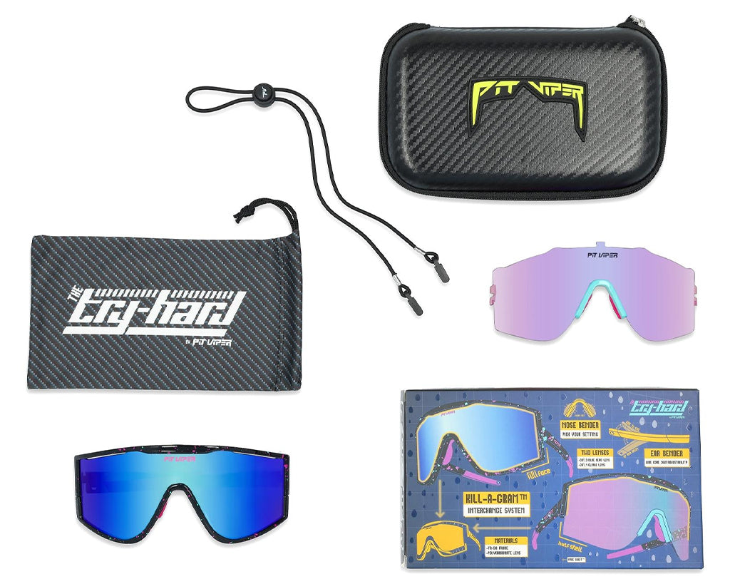 / Blue | The Midnight Try-Hard from Pit Viper Sunglasses