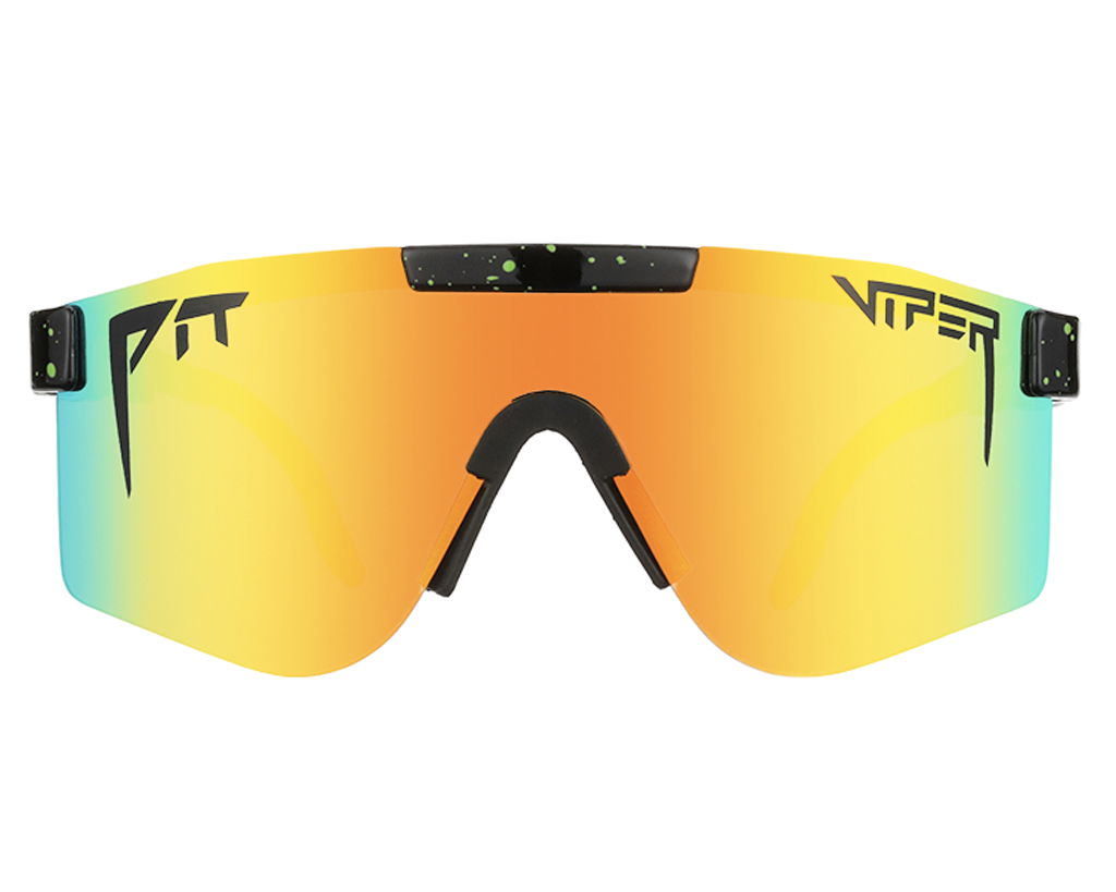 The Monster Bull Polarized Double Wide sunglasses on white background