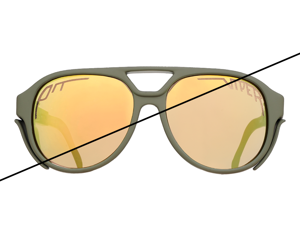 The Oorah Photochromic sunglasses transitioning from clear to dark in sunlight