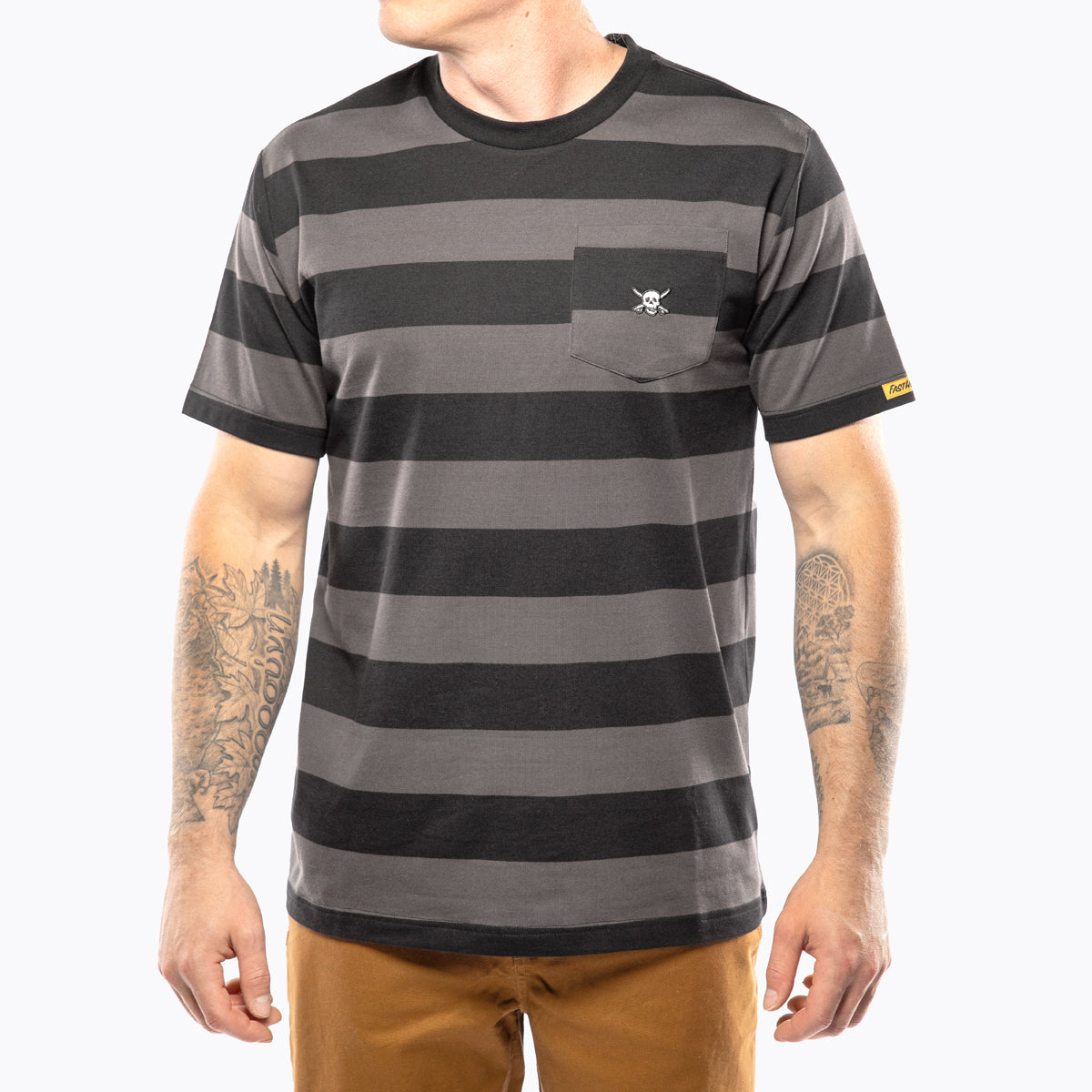 Rufus Yarn Dye Tee - Black
