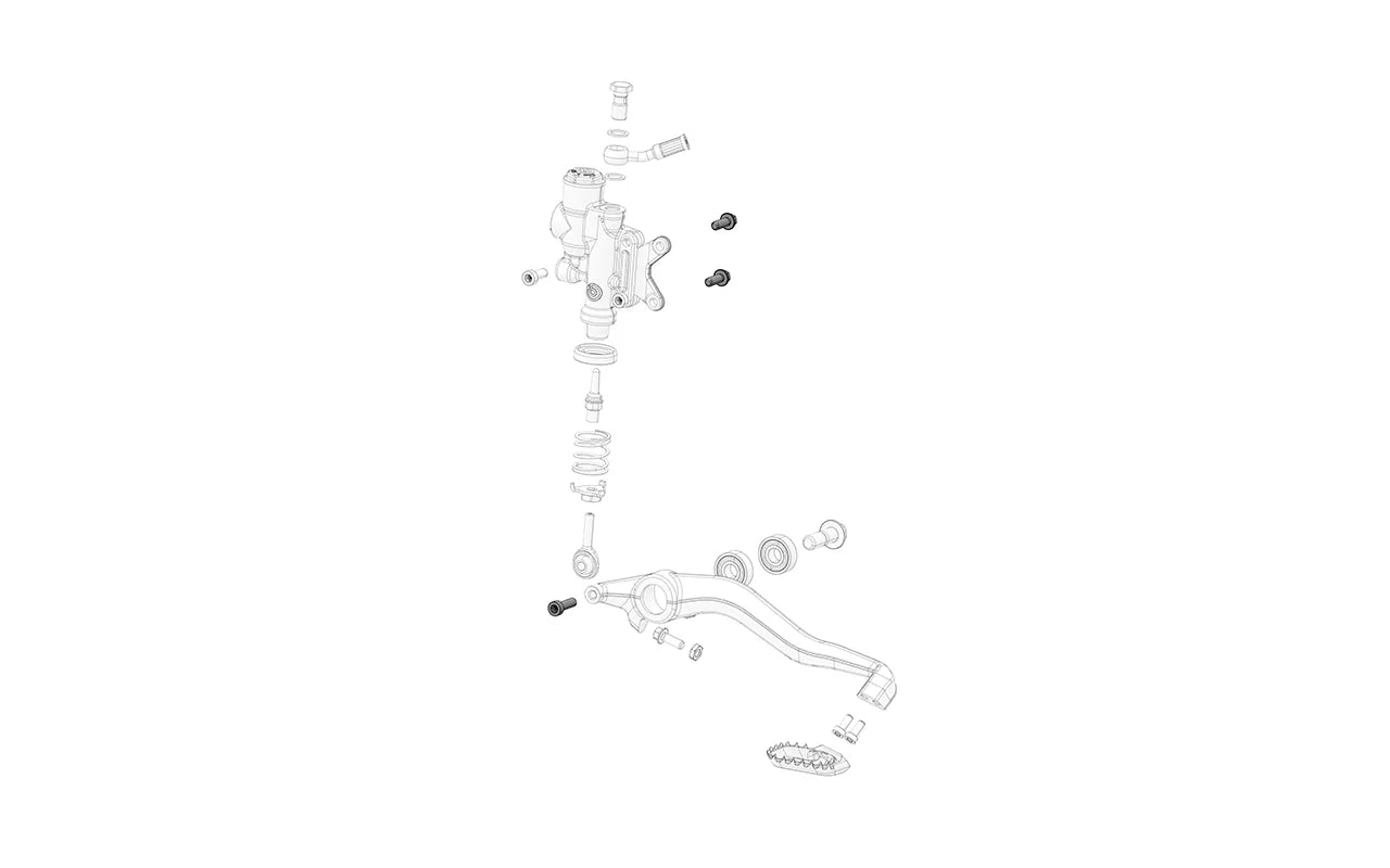 Master cylinder bolt