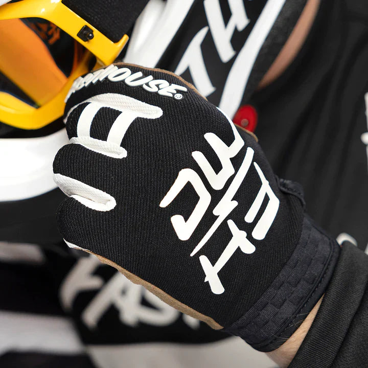 Speed Style Hot Wheels Glove White/ Black