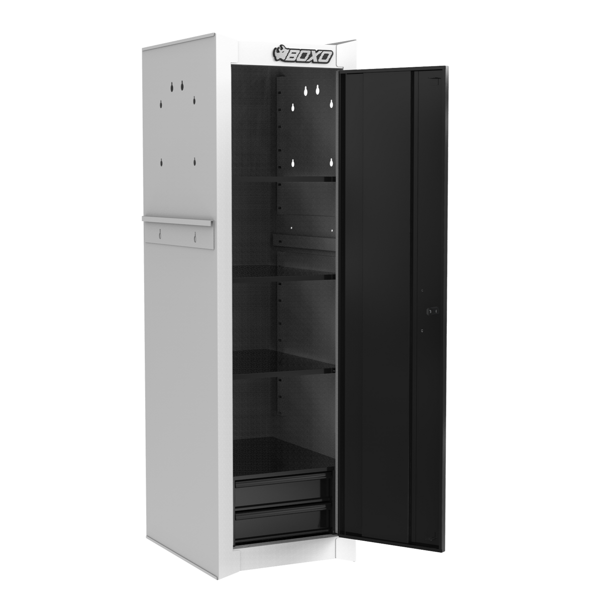 BOXO Full Height Side Locker - White