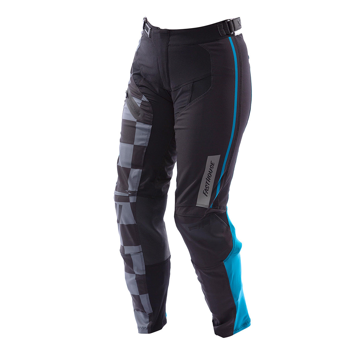 Women's Grindhouse Pro Apex Pant - Black/Electric Blue Fasthouse FH Brand / No Collab Fasthousedev