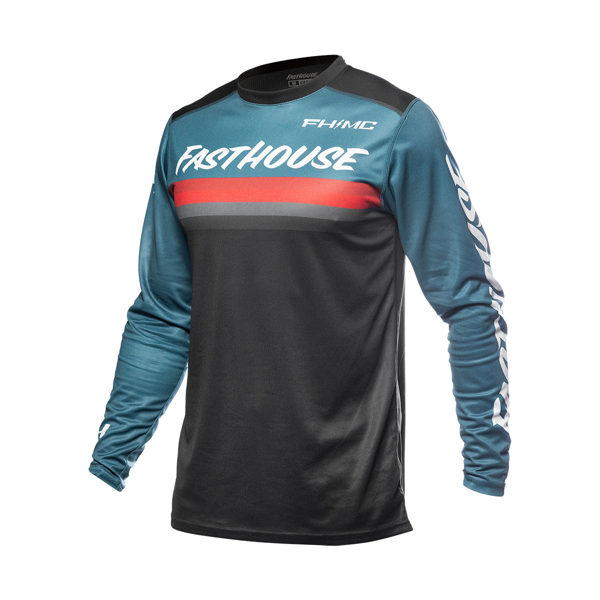 Youth Carbon Force Jersey in teal color, front view displaying modern athletic design