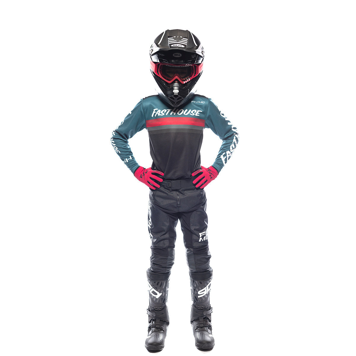 Youth Carbon Force Jersey - Teal