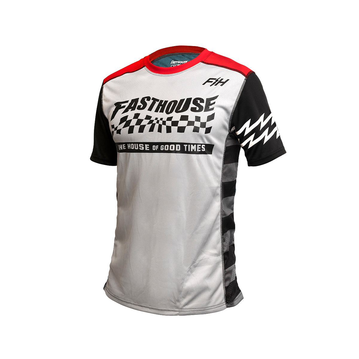 Classic Velocity Short Sleeve Youth Jersey - Silver/Indigo