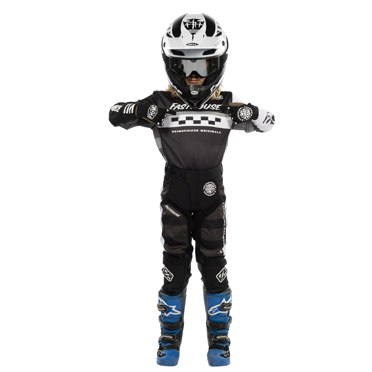 Grindhouse Atomic Youth Jersey - Black/Gray