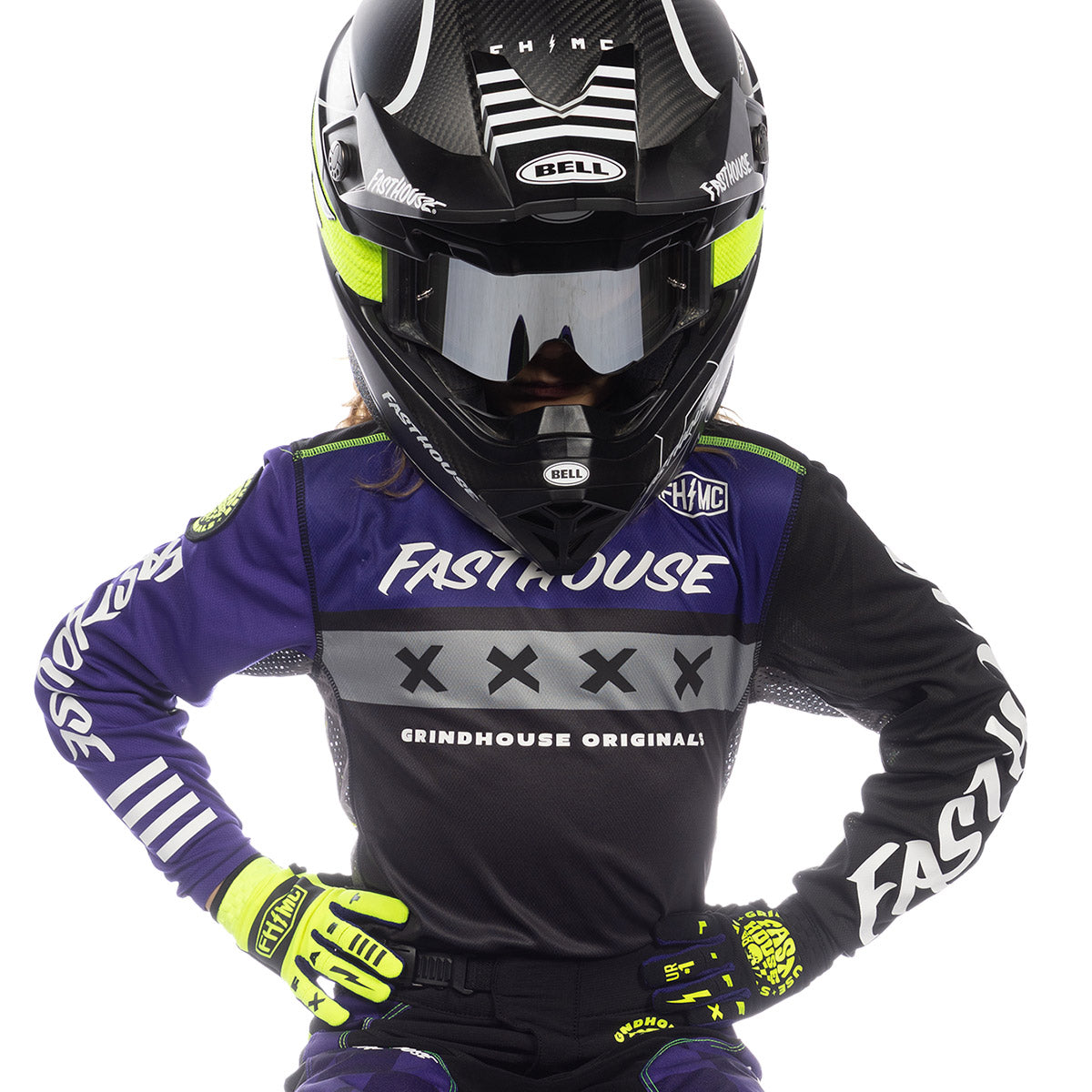 Speed Style Atomic Youth Glove - High Viz/Black