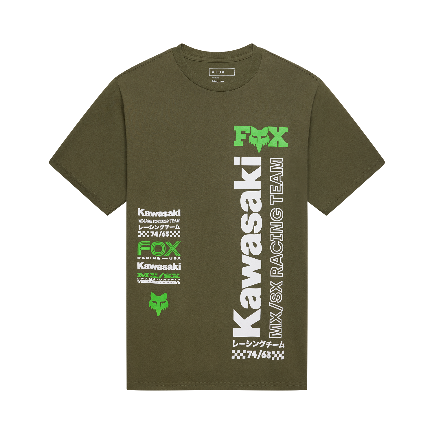 KAWI 195 ORIGINAL SS TEE - OLIVE GREEN