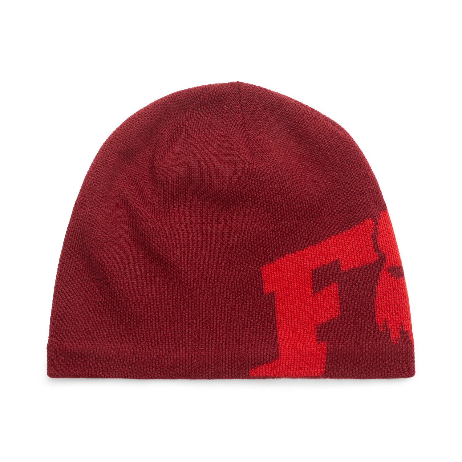 F HEAD X JACQUARD BEANIE - CHILI